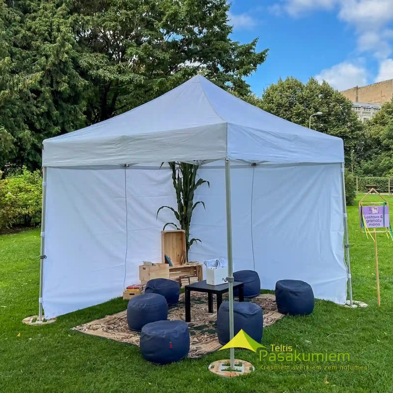 3x3 balta ātri saliekama