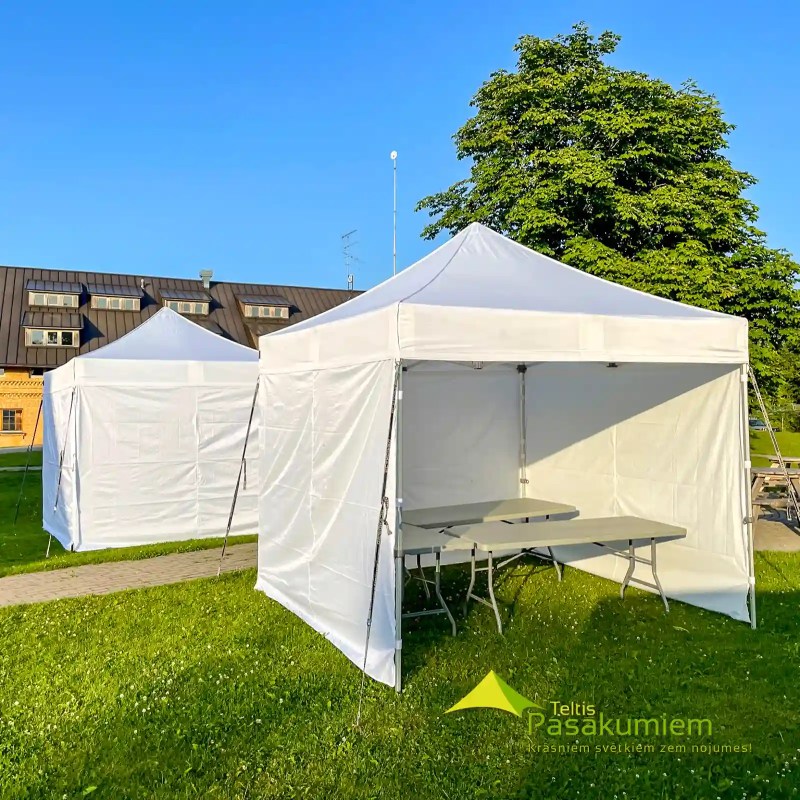 3x3 balta ātri saliekama