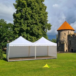 4x4 balta ātri saliekama