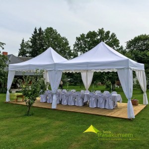 4x4 balta ātri saliekama