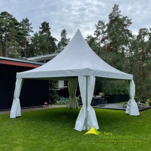 5x5 Pagoda balta