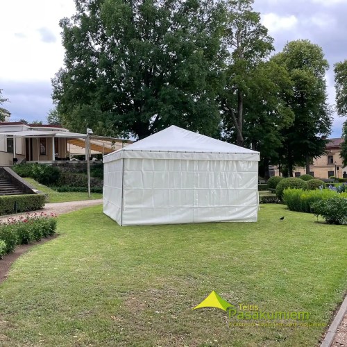 5x5 Telts balta