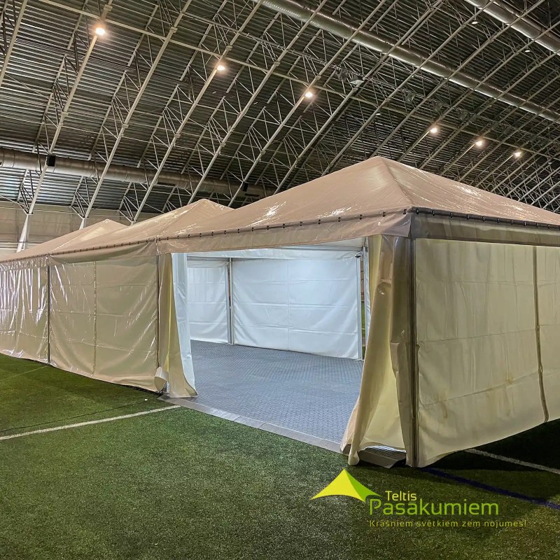 5x5 Telts balta
