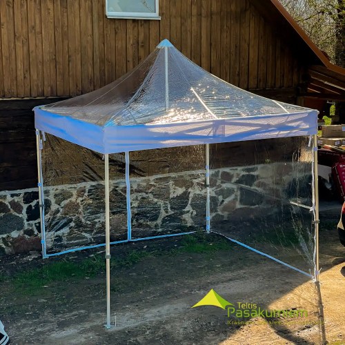 3x3 caurspīdīga ātri saliekama