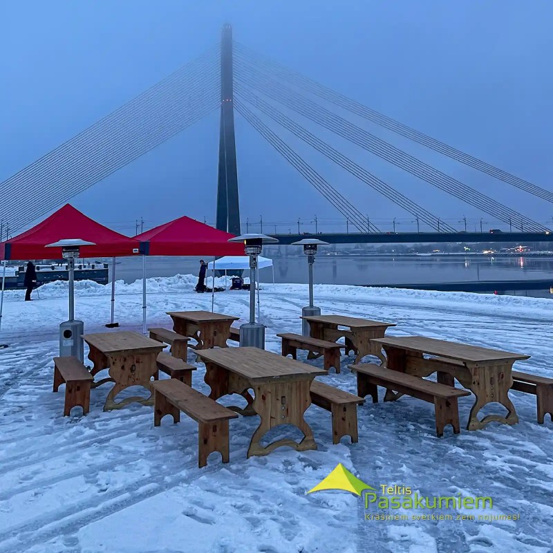 Masīvkoka galds 200cm