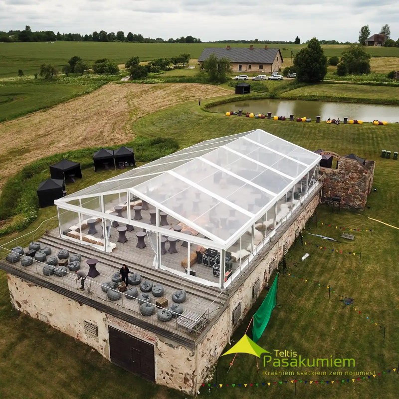 Angārs caurspīdīgs 15m plats