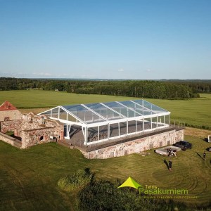 Angārs caurspīdīgs 15m plats