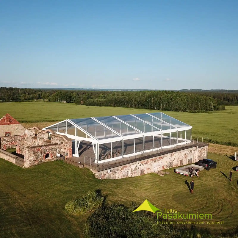 Angārs caurspīdīgs 15m plats