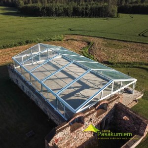 Angārs caurspīdīgs 15m plats