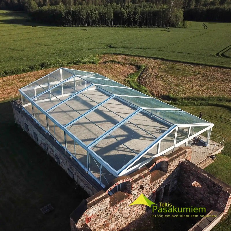 Angārs caurspīdīgs 15m plats