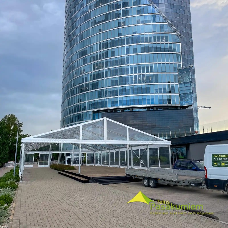 Angārs caurspīdīgs 15m plats