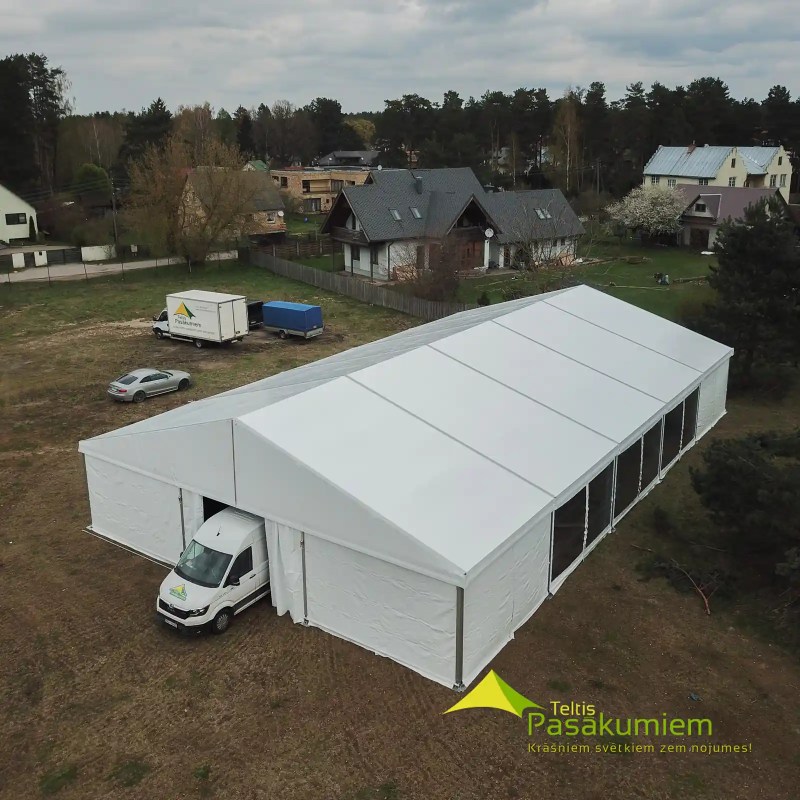 Angārs balts 15m plats