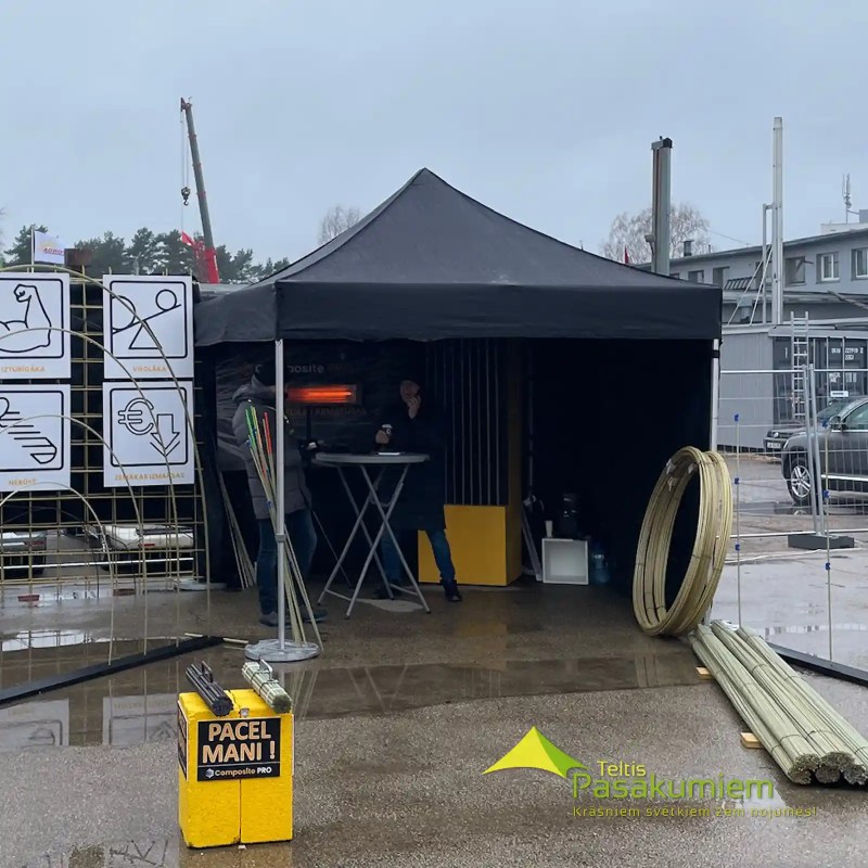 3x3 melna ātri saliekama